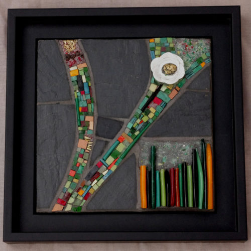 Tableau coloré, art nouveau, Sculpture murale, tableau contemporain, tableau architectural, architecture, tableau ardoise, Tableau rouge et noir, pâte de verre, tableau desing, tableau moderne, galerie d’art Guérande, Bretagne, atelier d’artiste Bretagne, Saint-Nazaire, Nantes, Mesquer, La Turballe, le Pouliguen, presqu’île de Guérande, art moderne, vannes